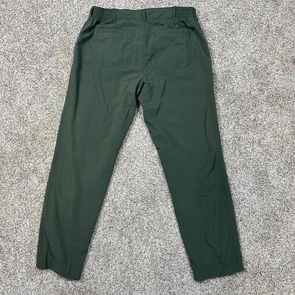 Athleta‎ Pants Womens 6 Green Hiking Nylon Lightwieght Pockets Casual Fishing - Picture 8 of 10